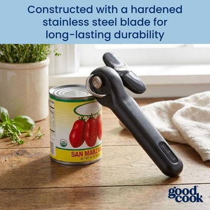 GoodCook Safe-Cut Can Opener with Easy Turn Knob, Black - view 4