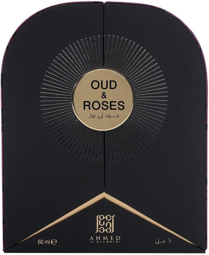 Ahmed Al Maghribi Oud and Roses Extrait de Parfum, Unisex, 2.02 oz - view 2