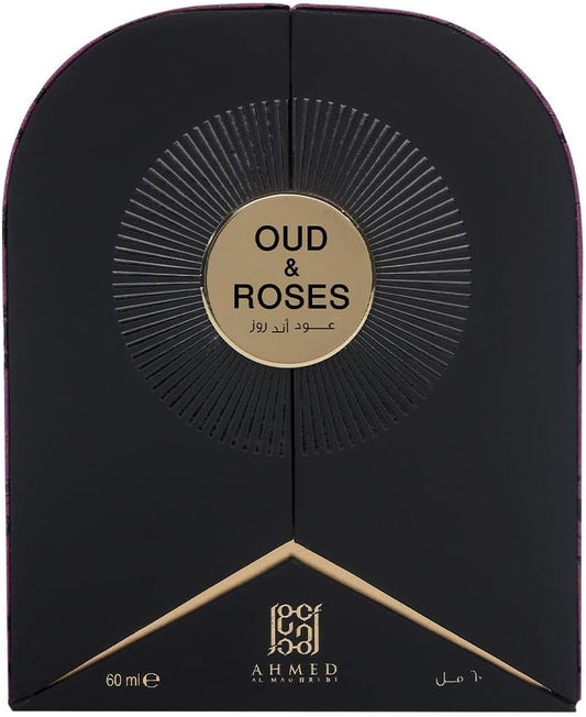 Ahmed Al Maghribi Oud and Roses Extrait de Parfum, Unisex, 2.02 oz - view 2