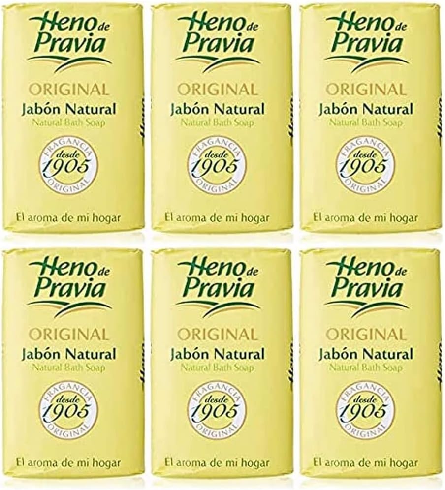 Heno de Pravia Soap Bars 4 oz Each, Set of 6 — product view
