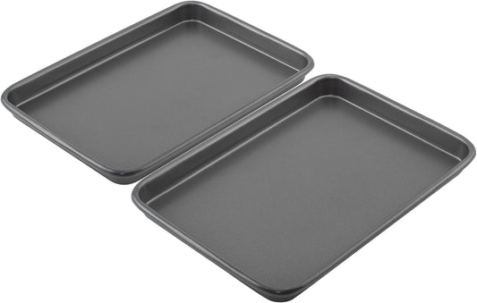 GoodCook Toaster Oven Mini Baking Sheets, Set of 2, 9 x 6.2 Inch
