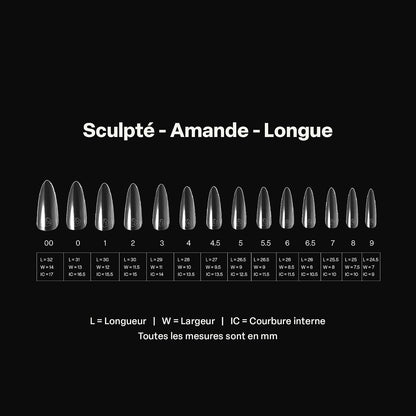 Après Gel-X Sculpted Almond Long Nail Tips Box, 280 Count - view 4