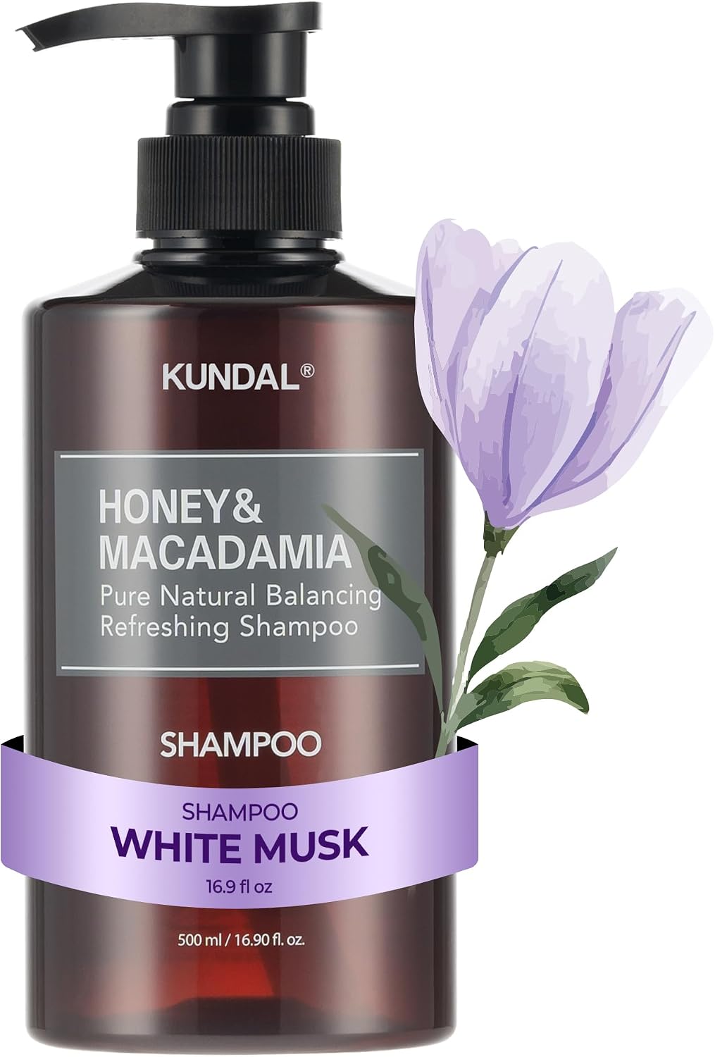 Kundal Nature Shampoo 500 ml, White Musk