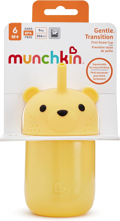 Munchkin Gentle Transition Honey Bear Straw Cup, 6+ Months, 9 oz - view 2