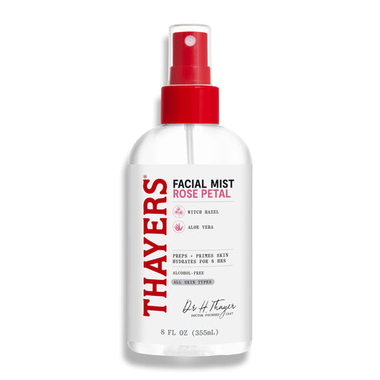 Thayers Rose Petal Witch Hazel Facial Mist Toner with Aloe Vera 237 ml (8 fl oz)
