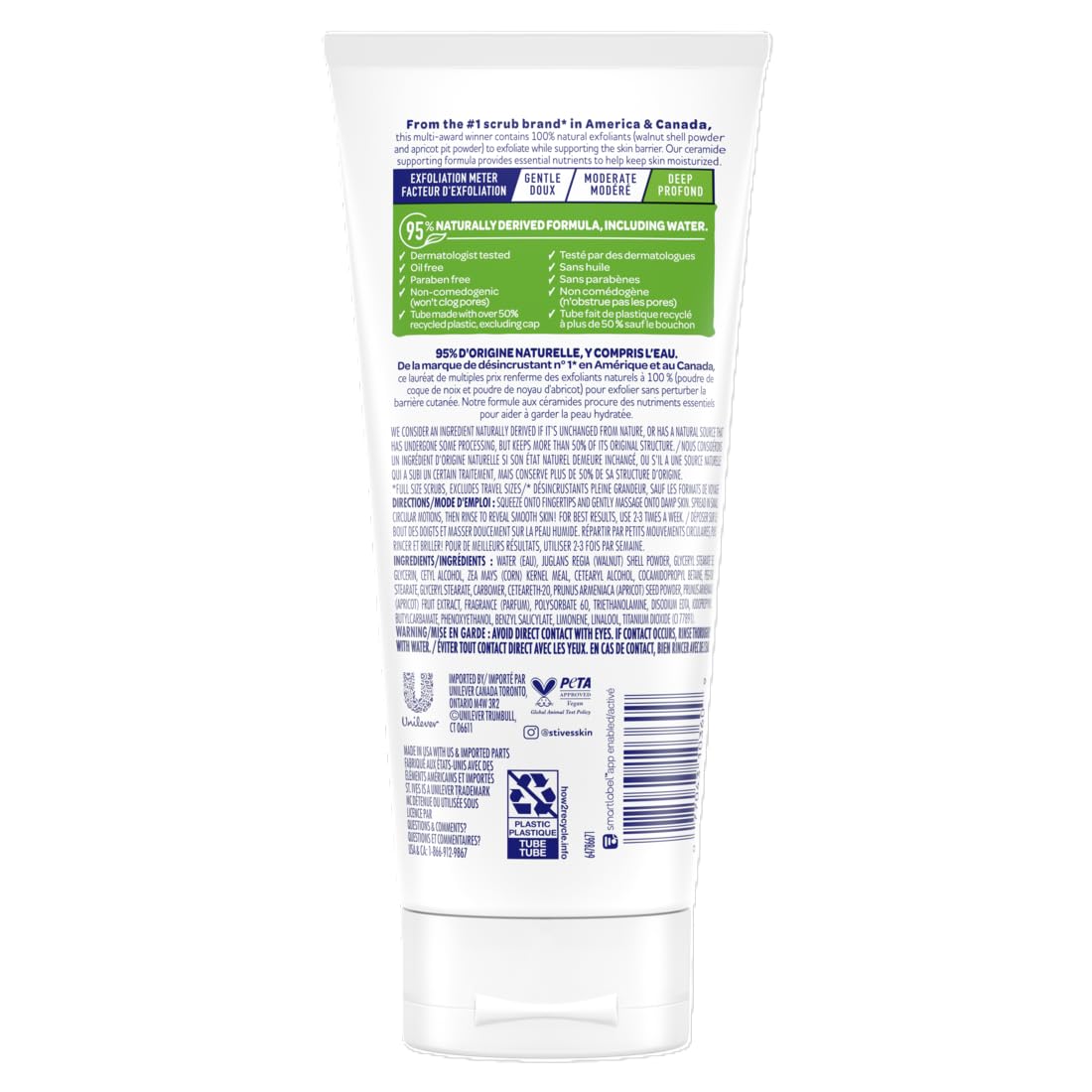 St. Ives Fresh Skin Apricot Face Scrub, Oil-Free Facial Exfoliator, 6 oz - view 2