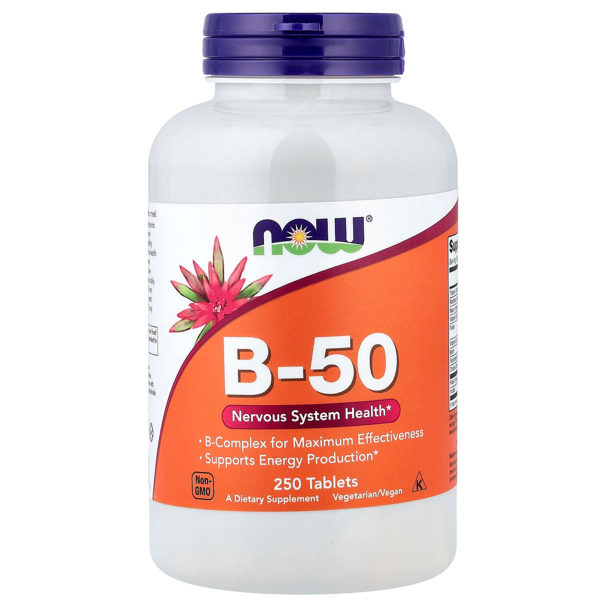 NOW Foods B-50, 250 Tablets — product view