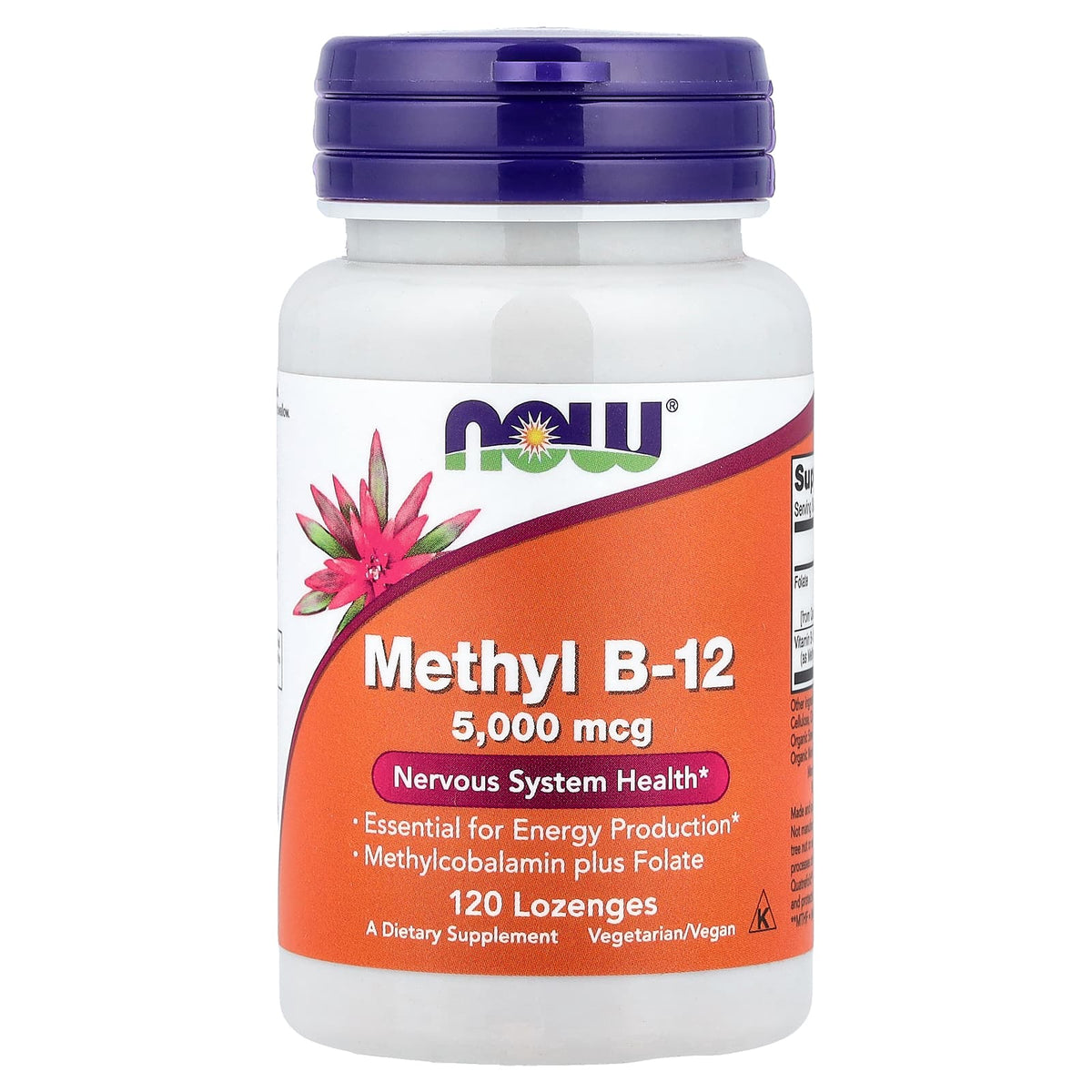 NOW Foods Methyl B-12, 120 Lozenges — product view