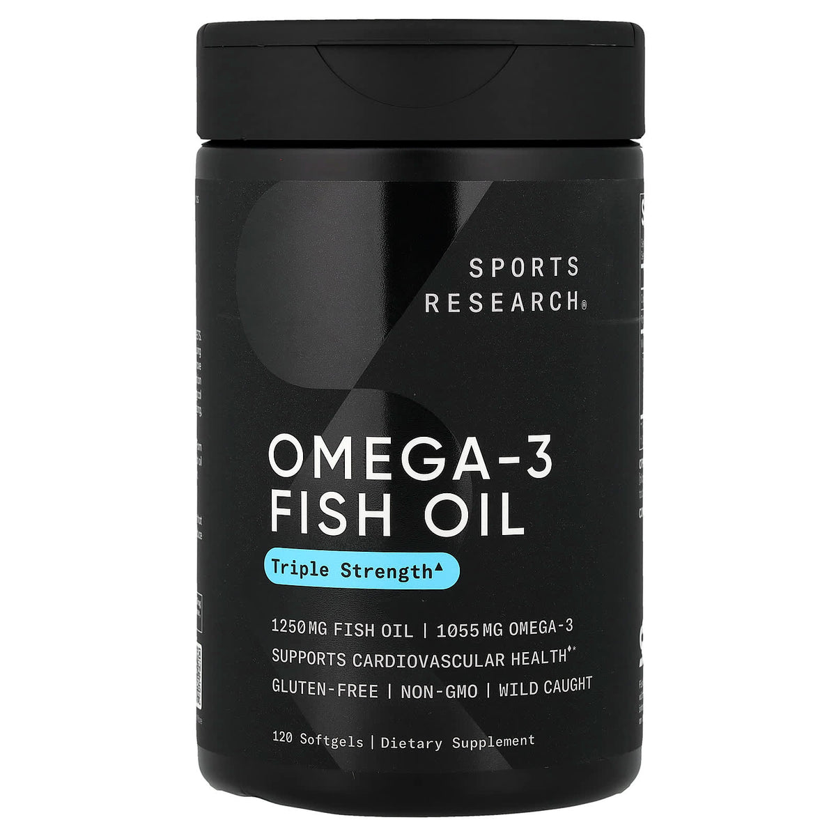 Sports Research Omega-3 Fish Oil Triple Strength, 120 Softgels