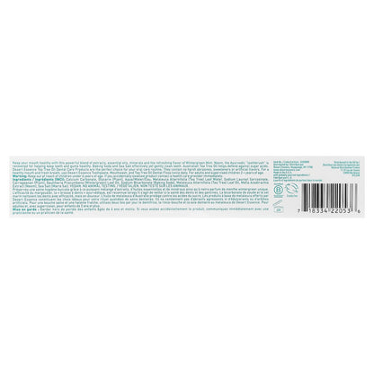 Desert Essence Tea Tree Oil & Neem Toothpaste, Wintergreen, 176 g - view 3