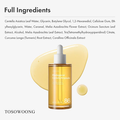 TOSOWOONG Madagascar Centella 86% Cica Ampoule - view 6