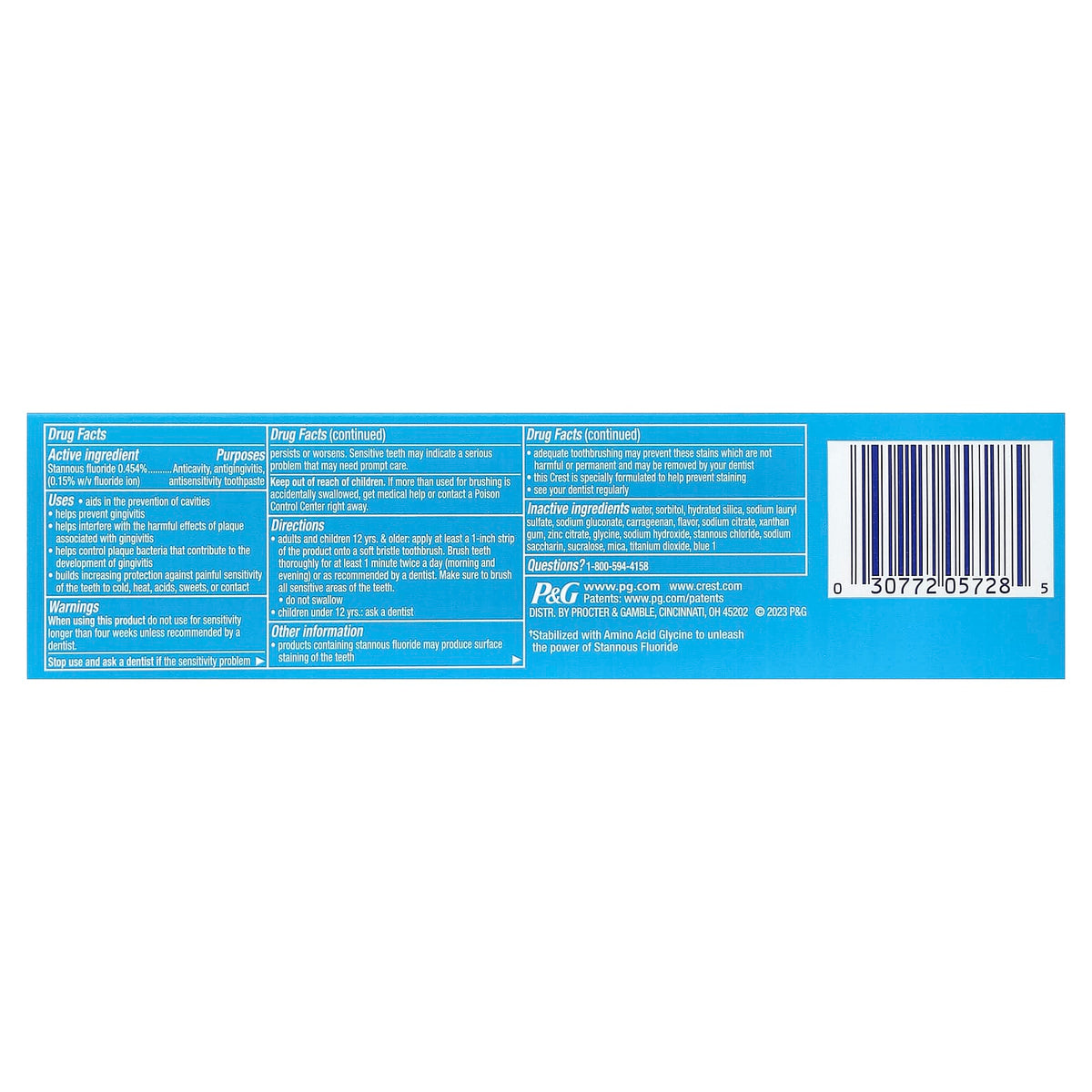 Crest Pro-Health Fluoride Toothpaste, Whitening, 121 g - view 3