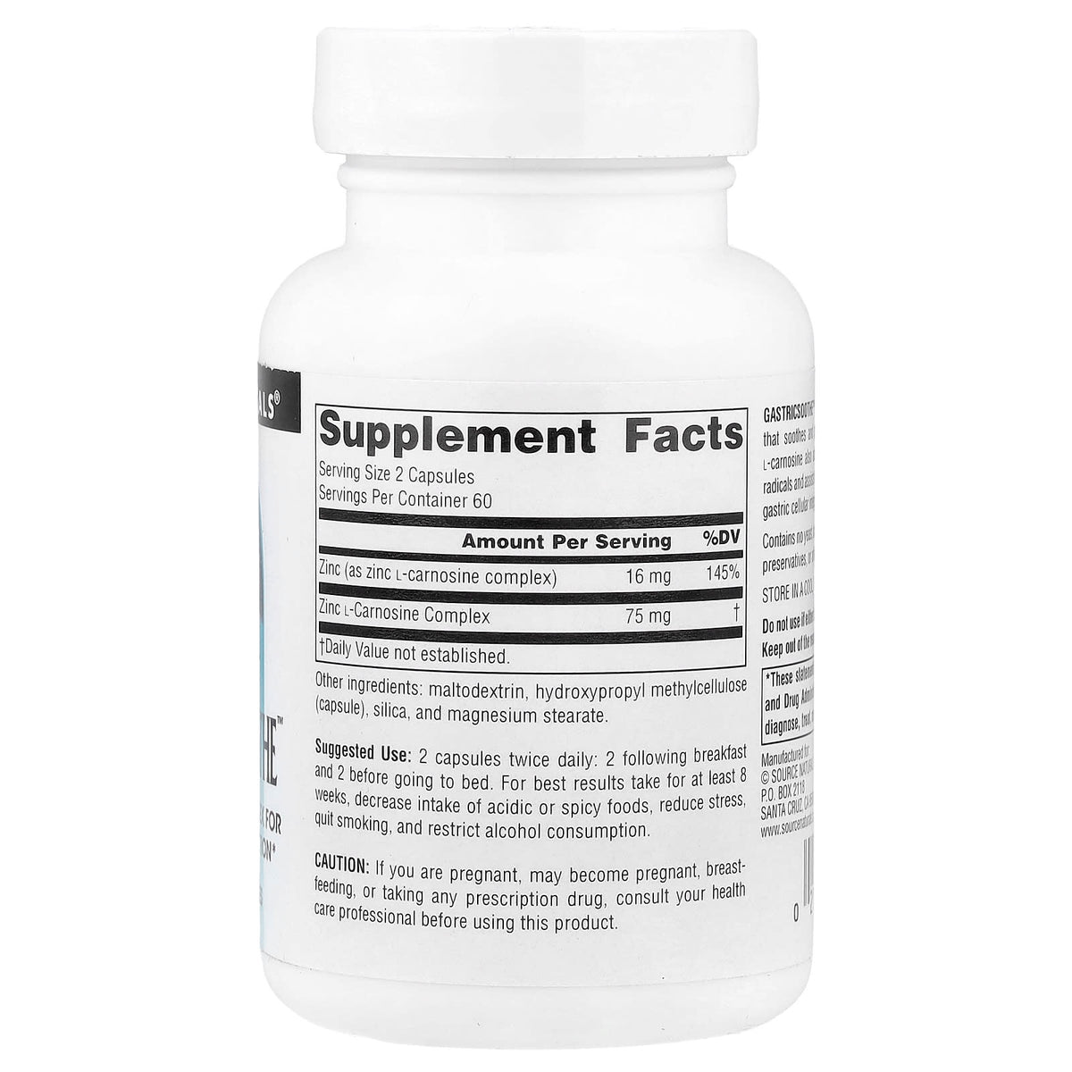 Source Naturals GastricSoothe, 120 Capsules - view 2