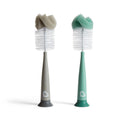 Munchkin Sponge Bottle Brush, Grey and Sage, 2 Count