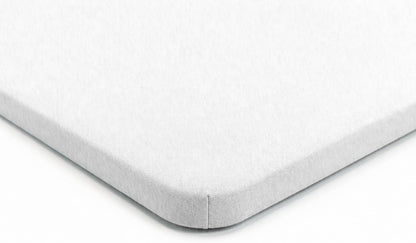 SheetWorld Fitted Bassinet Sheet 12 x 29 Inch, White Cotton Jersey