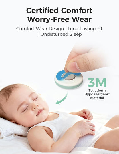 Momcozy Replacement Stickers for Momcozy Wearable Thermometer, 20 Count - view 2