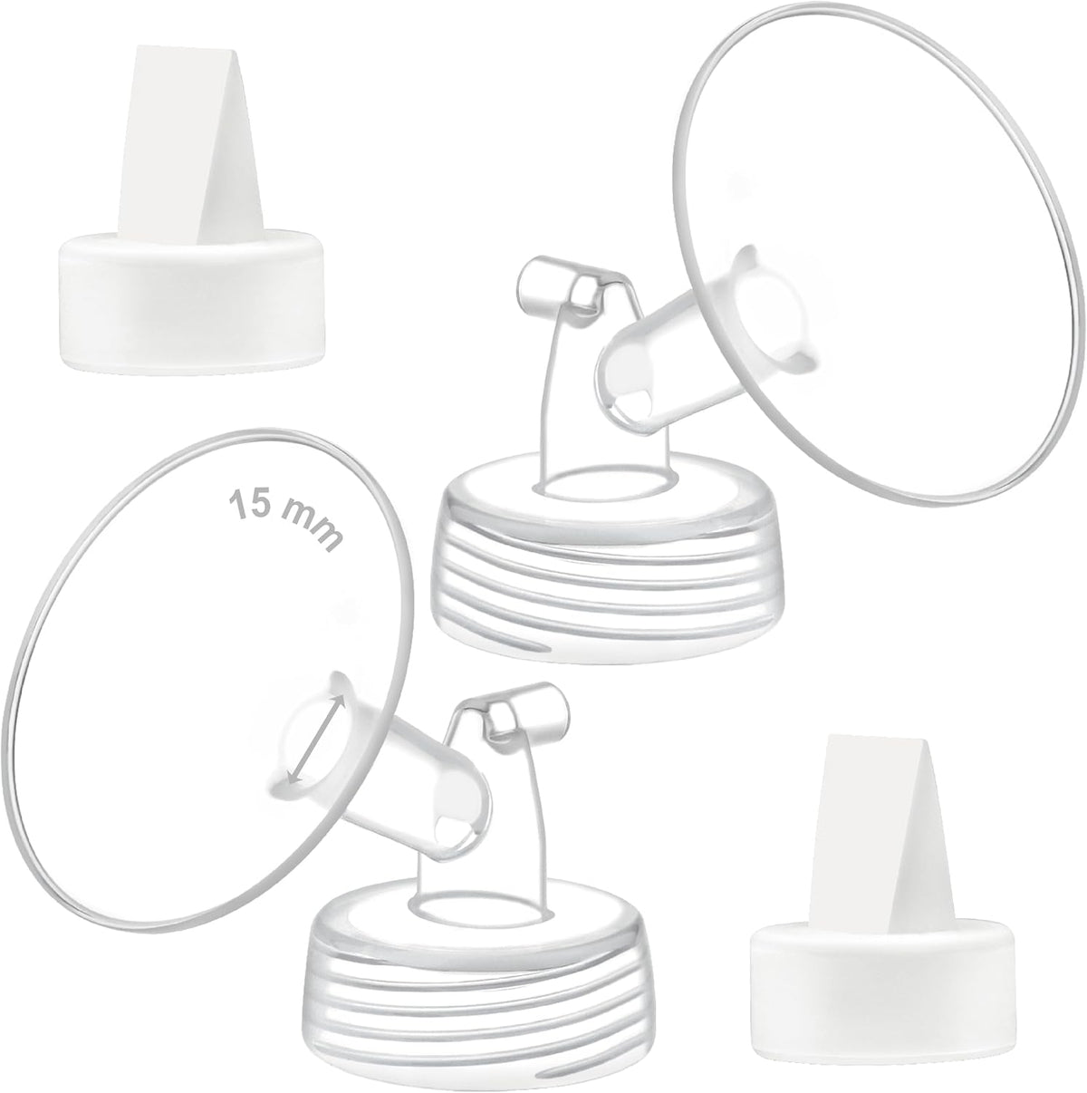 Maymom 15mm Flange and Duckbill Valve Set, Spectra Compatible — product view