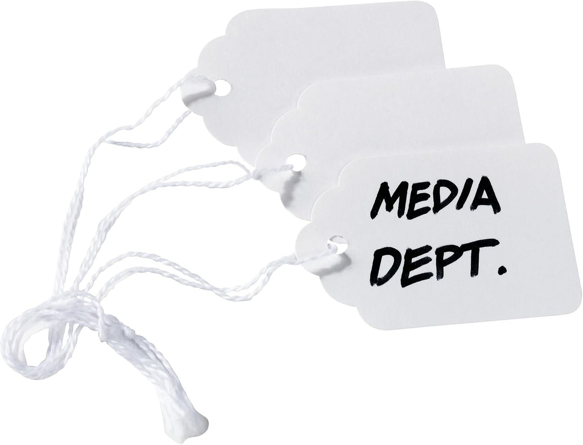 Avery Strung Marking Tags with String Attached, 1.75 x 1.09 Inches, Pack of 100 - view 2