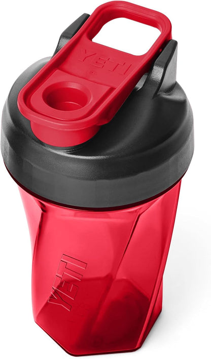 YETI Yonder 20 oz (591 ml) Leakproof Shaker Bottle in Rescue Red