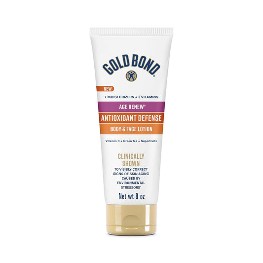 Gold Bond Age Renew Antioxidant Defense Body & Face Lotion, 8 oz