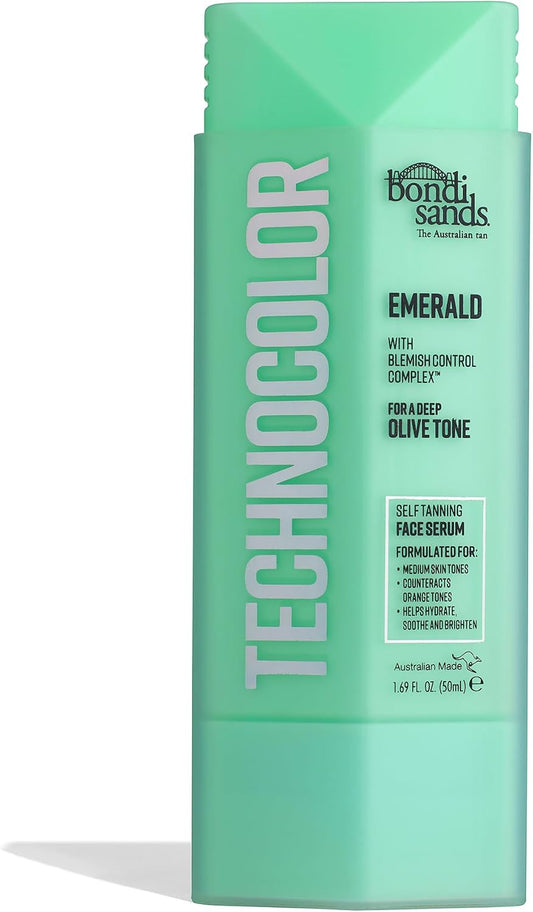 Bondi Sands Technocolor Emerald Self-Tanning Face Serum, 50 ml