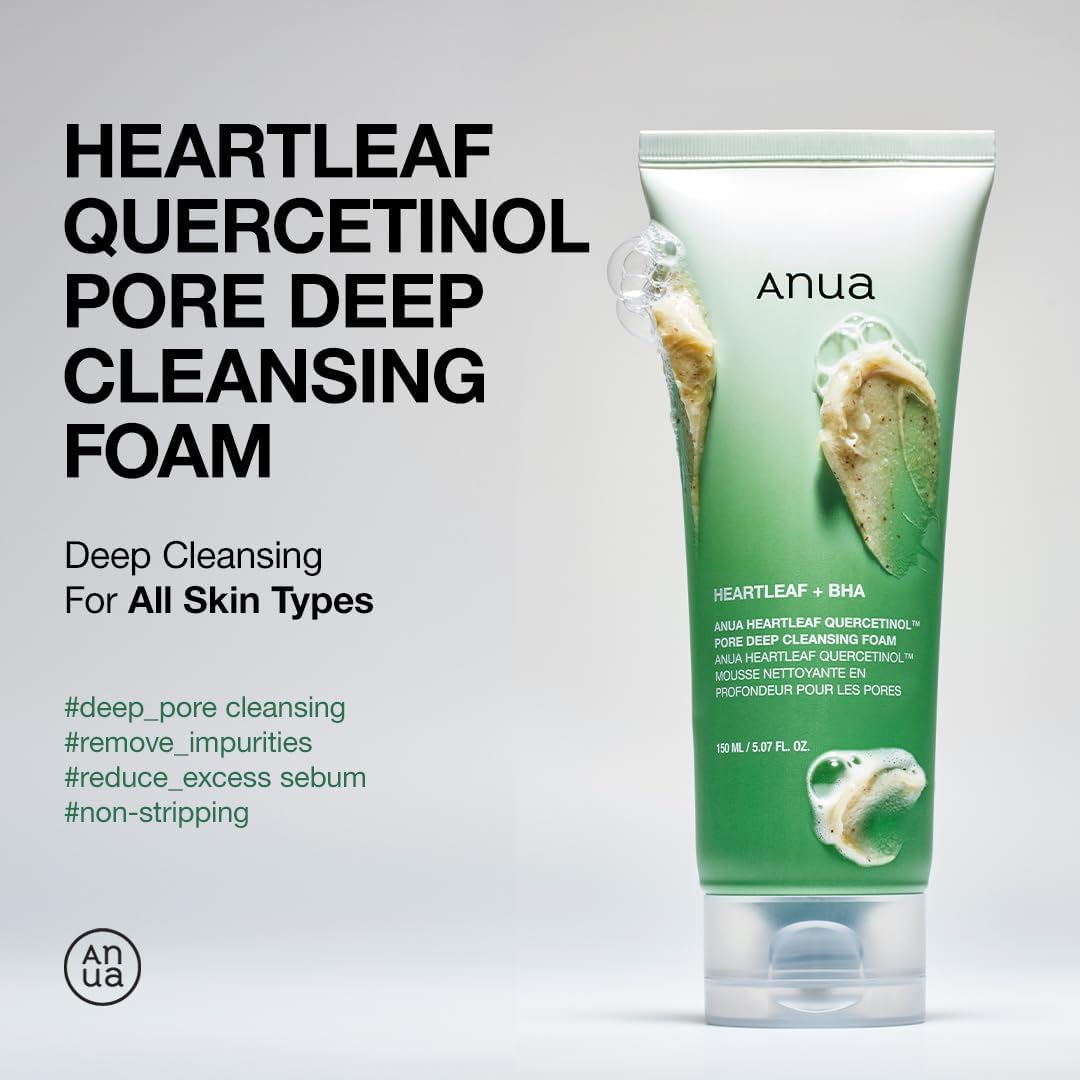 Anua Mild Double Cleanser Duo, Cleansing Oil Mild and Quercetinol Foam — alternate product view