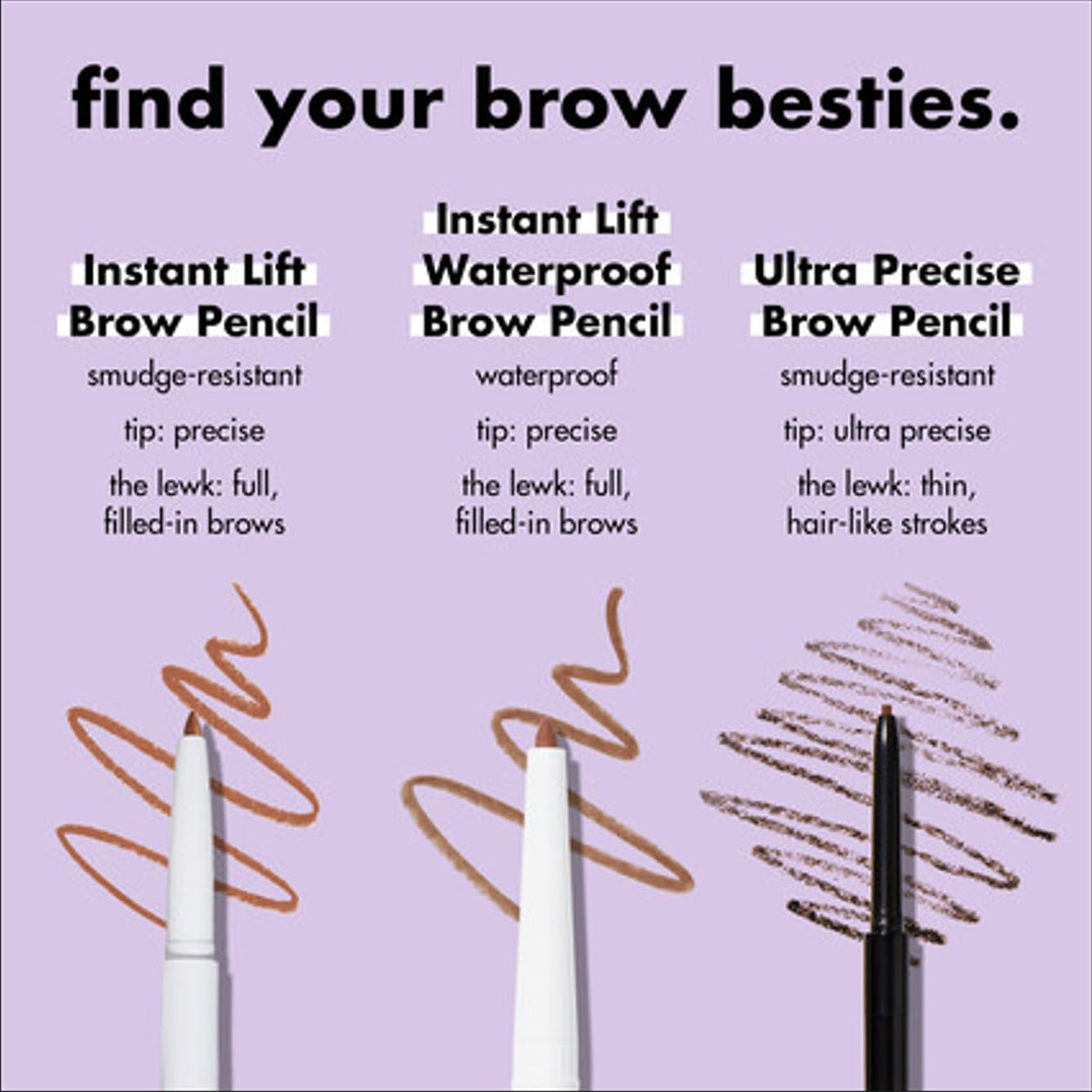 e.l.f. Instant Lift Brow Pencil, Dual-Sided, Taupe - view 4