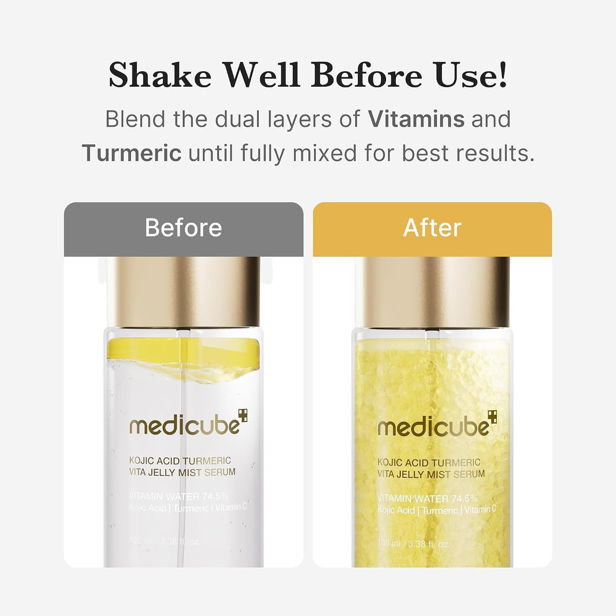 Medicube Jelly Mist Serum with Kojic Acid Turmeric, 100 ml - view 6
