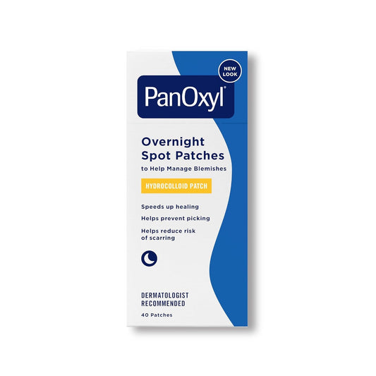 PanOxyl PM Overnight Spot Patches, Advanced Hydrocolloid Healing Technology, 40 Count