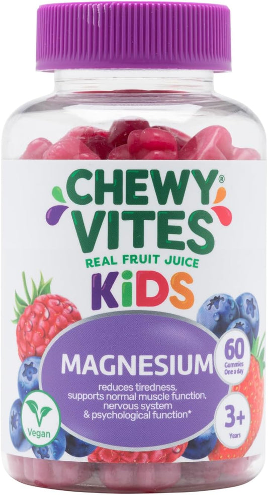 Chewy Vites Kids Magnesium Citrate 500mg Gummies - 60 Count