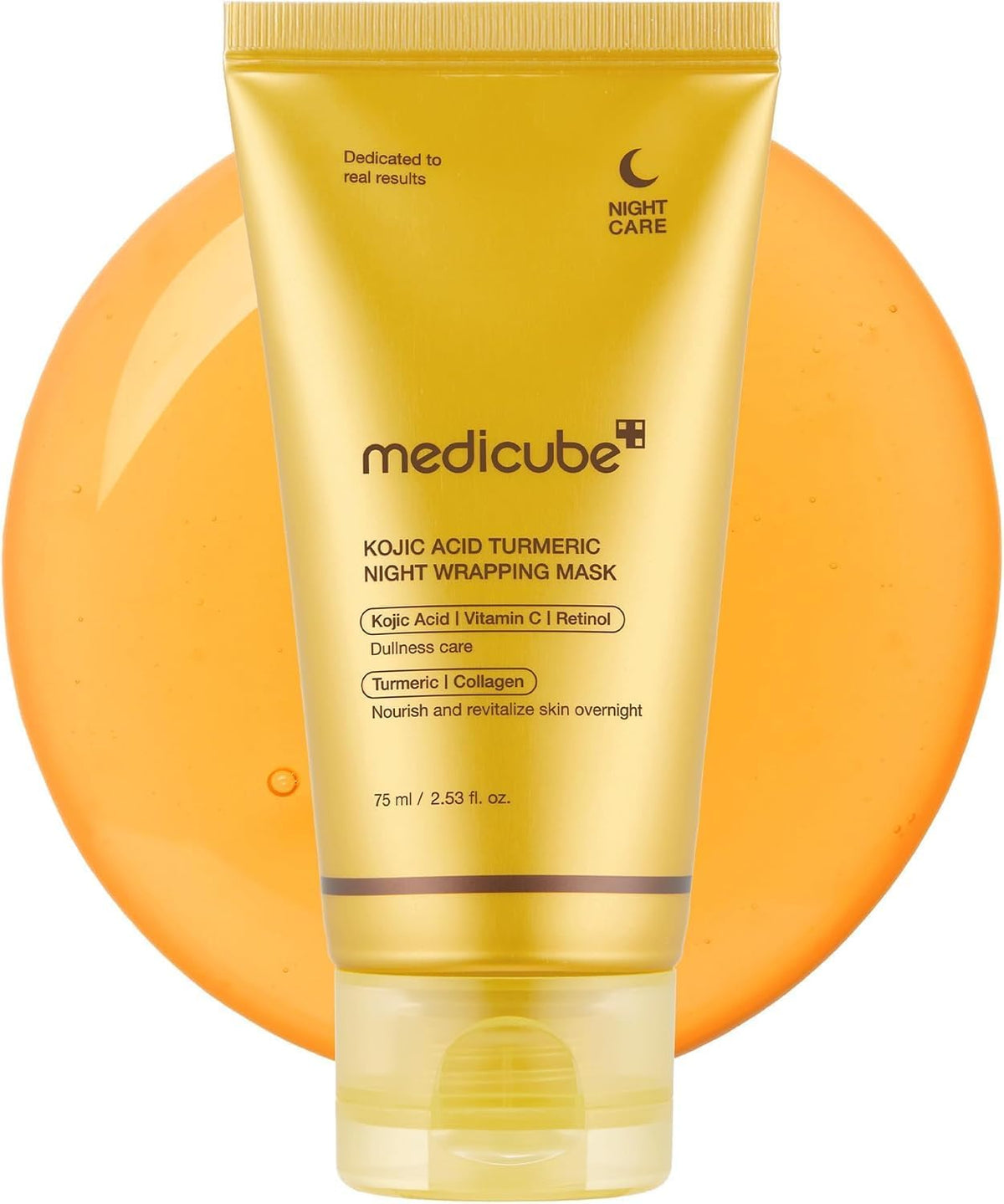 medicube Kojic Acid Turmeric Overnight Wrapping Peel-Off Mask — product view