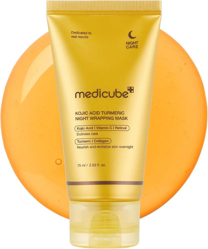 medicube Kojic Acid Turmeric Overnight Wrapping Peel-Off Mask