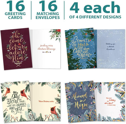 Tree-Free Greetings Christmas Card Assortment, Spirit of Christmas, 16 Pack - view 5