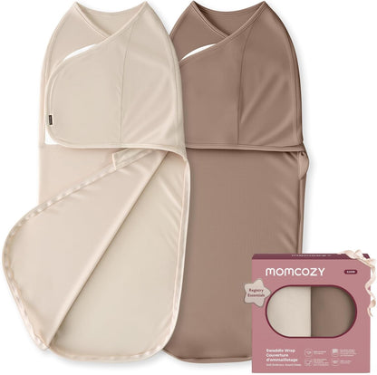 Momcozy Quiet Fastener Baby Swaddle, 0-3 Months