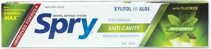 Spry Natural Xylitol Toothpaste with Fluoride Spearmint 141 g - Pack of 3 - view 5