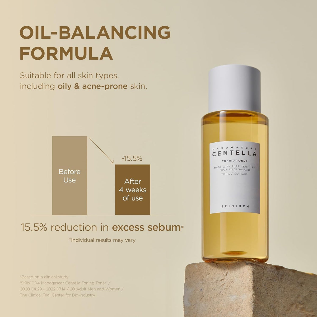 SKIN1004 Madagascar Centella Toning Toner 210 ml - view 5