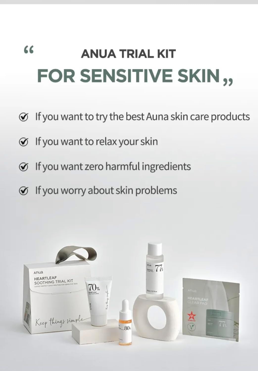 Anua Heartleaf Trial Kit: Toner, Lotion, Ampoule and Clear Pads - view 3