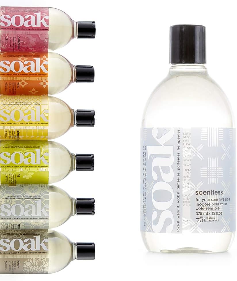 Soak No-Rinse Laundry Soap Scentless 375 ml (12 fl oz) — alternate product view