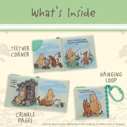 Kids Preferred Winnie The Pooh Soft Book with Clip, 5 Inches - view 3