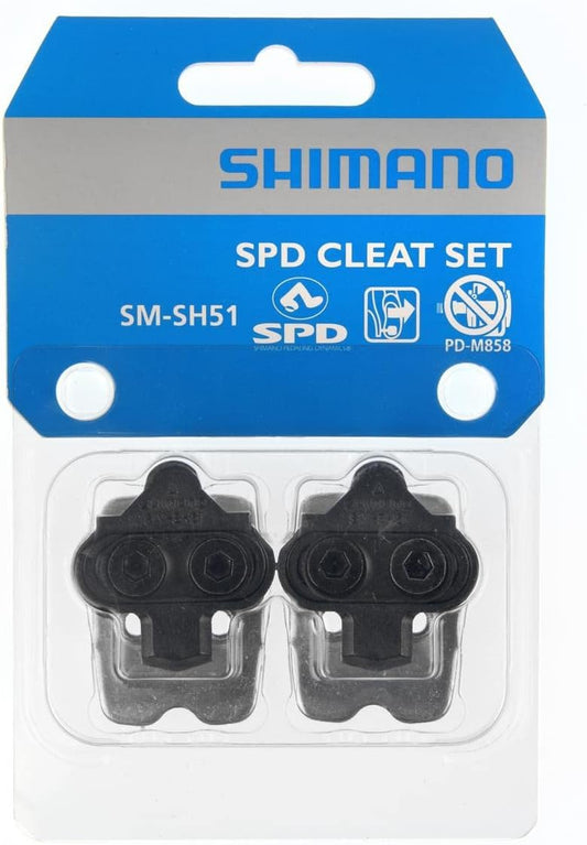 Shimano SM-SH51 SPD Cleat Set with Nut Plate