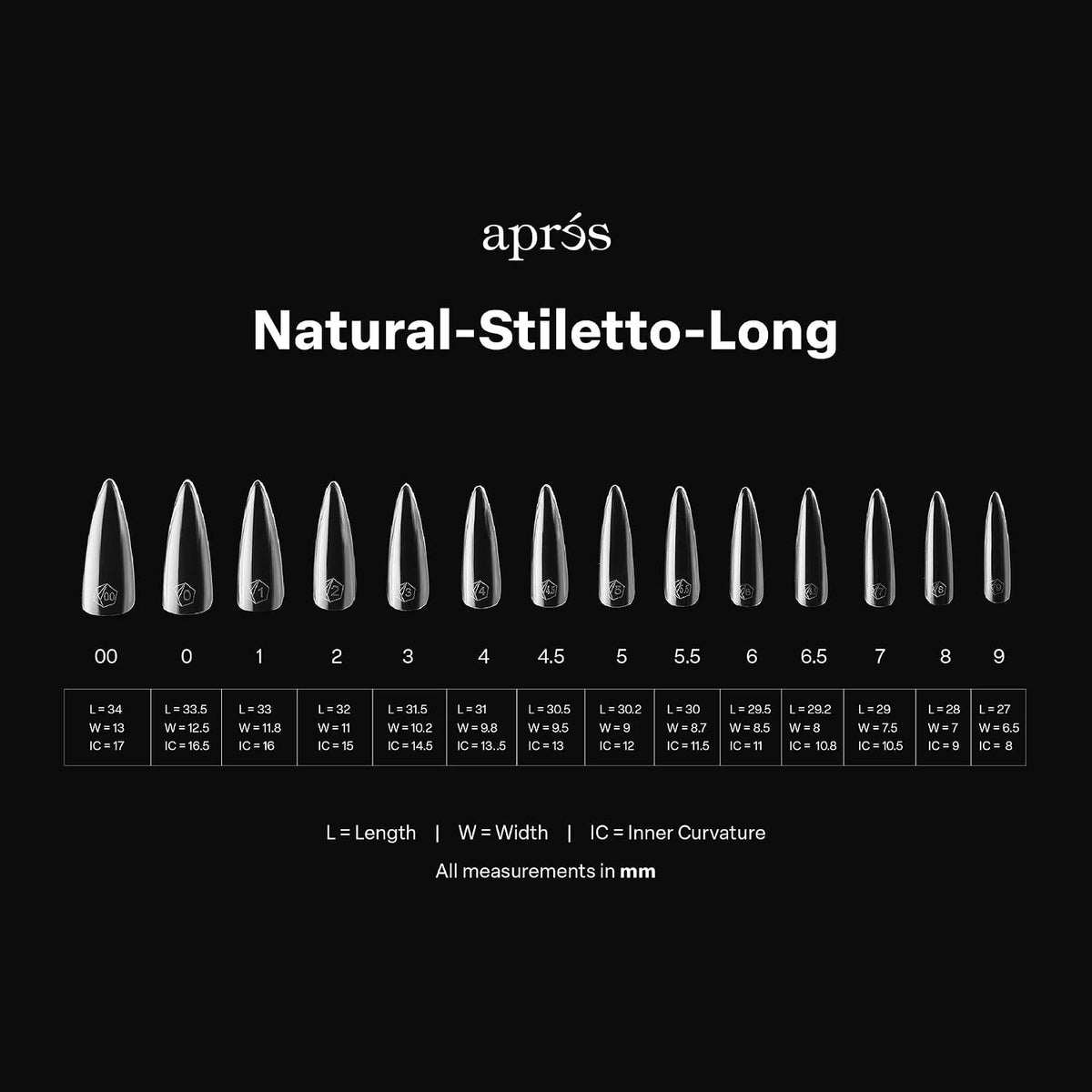 Après Gel-X Natural Stiletto Long Nail Tips Box, 280 Count - view 6