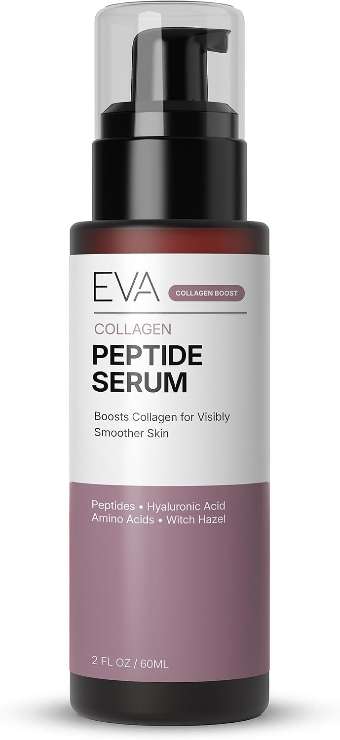 Eva Naturals Collagen Multi Peptide Face Serum with Copper Peptides 2 oz