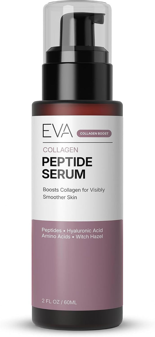 Eva Naturals Collagen Multi Peptide Face Serum with Copper Peptides 2 oz