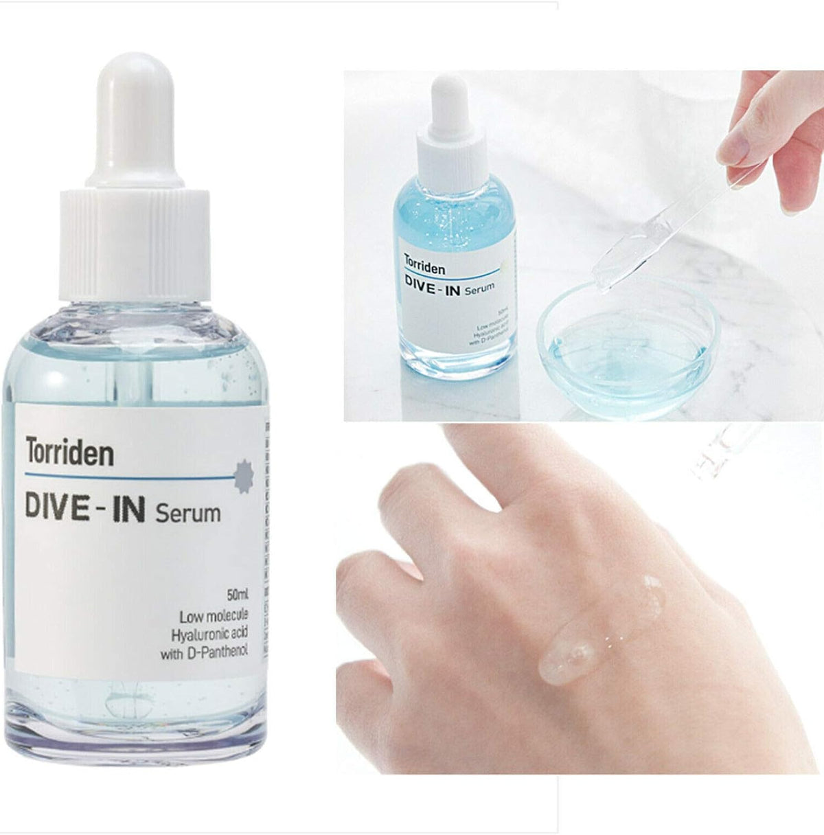 Torriden DIVE-IN Low Molecule Hyaluronic Acid Serum 50 ml (1.69 fl oz) - view 3
