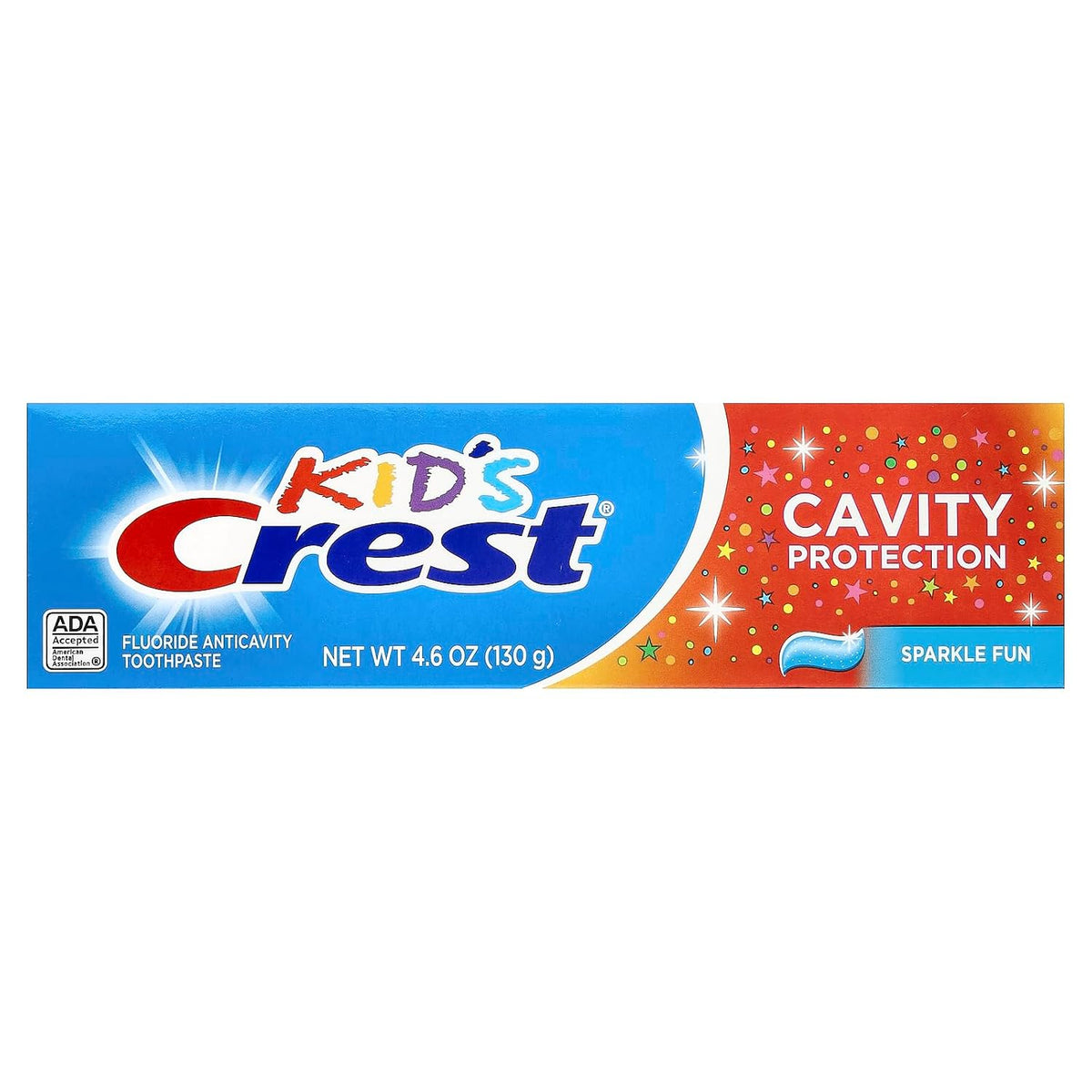 Crest Kid's Sparkle Fun Fluoride Anticavity Toothpaste, 4.6 oz, Pack of 4 - view 2