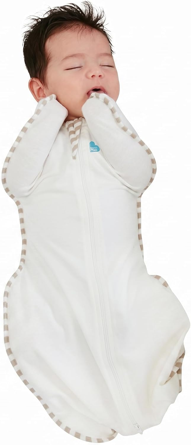 Love to Dream Swaddle Up Organic Sleep Sack, Newborn 5-8.5 lbs, Cream, 1.0 Tog — product view