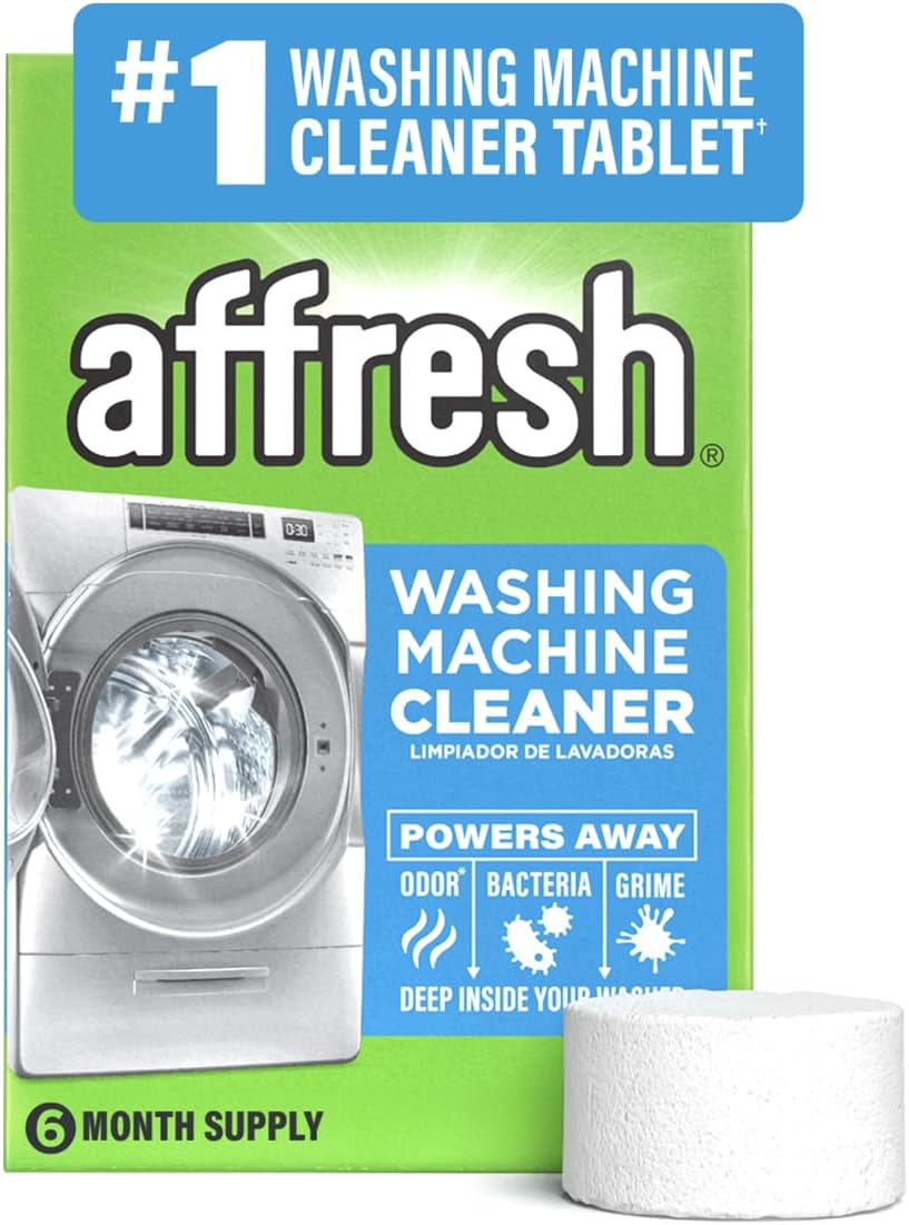 Affresh Washing Machine Cleaner Tablets, 6 Count