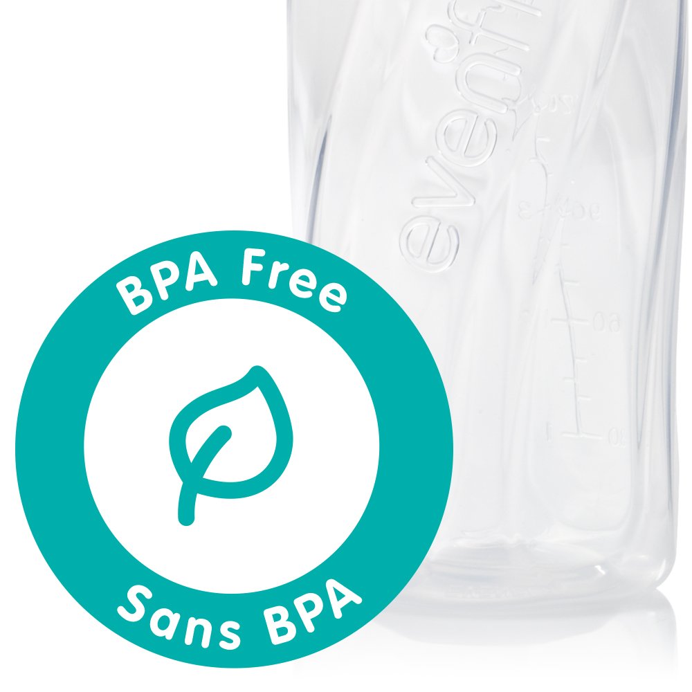 Evenflo Feeding Classic Clear Baby Bottles 8 oz (240 ml), Pack of 12 - view 4