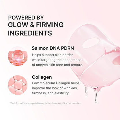 medicube Jelly Gel Mask with Salmon DNA PDRN Pink Collagen 4 Count - view 3