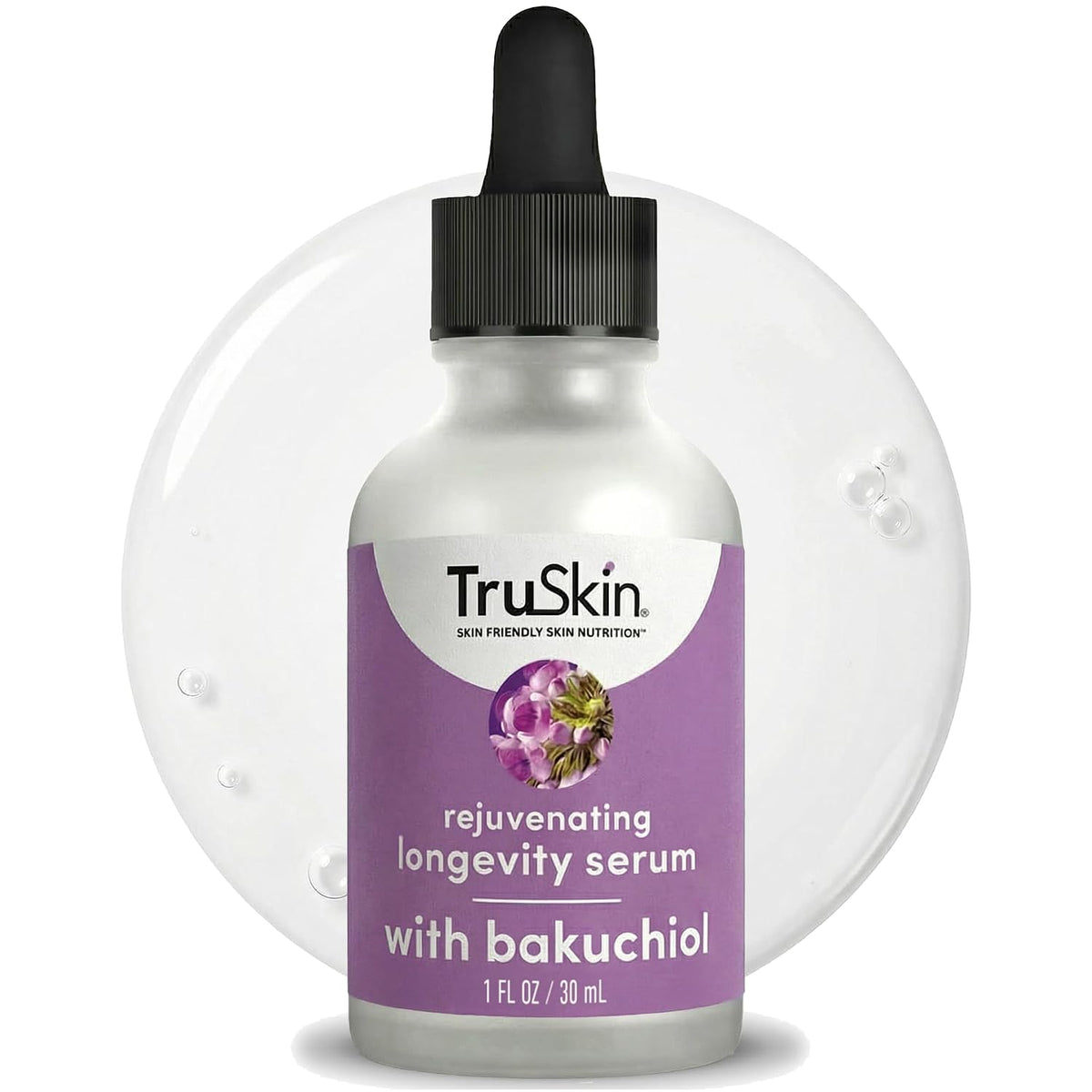 TruSkin Bakuchiol Retinol Alternative Face Serum, 30 ml (1 fl oz) — product view